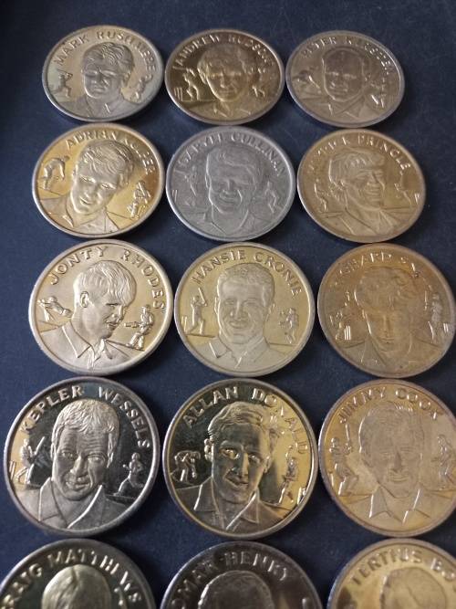 `92 SA Cricket official complete token set with Album. **Scarce** to find a complete set