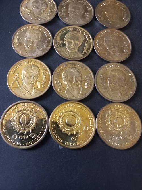 `92 SA Cricket official complete token set with Album. **Scarce** to find a complete set