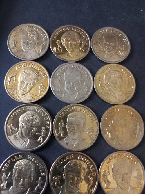 `92 SA Cricket official complete token set with Album. **Scarce** to find a complete set