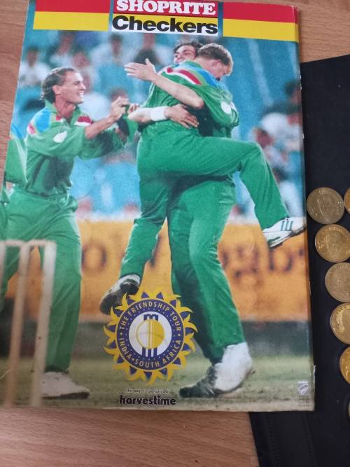 `92 SA Cricket official complete token set with Album. **Scarce** to find a complete set