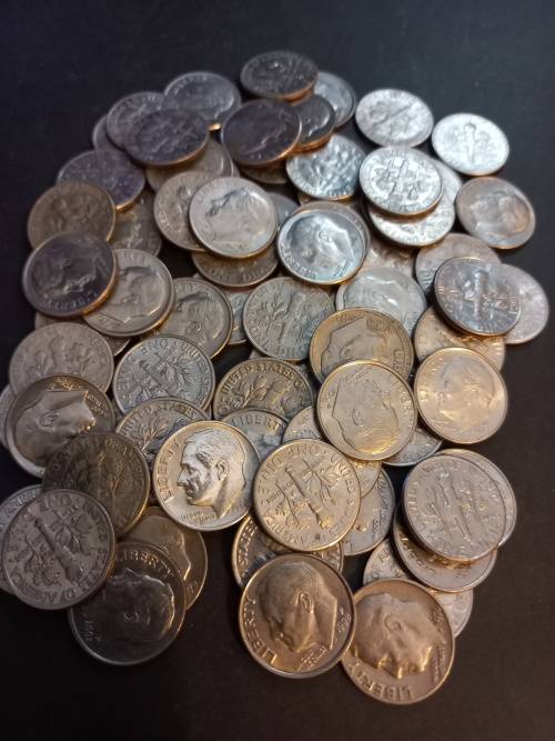 Usa Dime lot. Bid per coin to take all 75