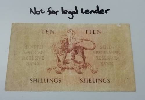 1950 SA 10 Shillings A/30