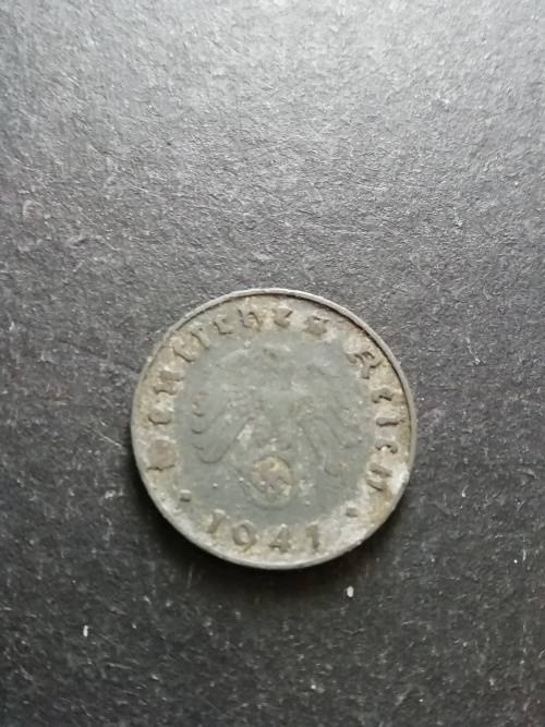 1941 WW2 German 10 Pfennig