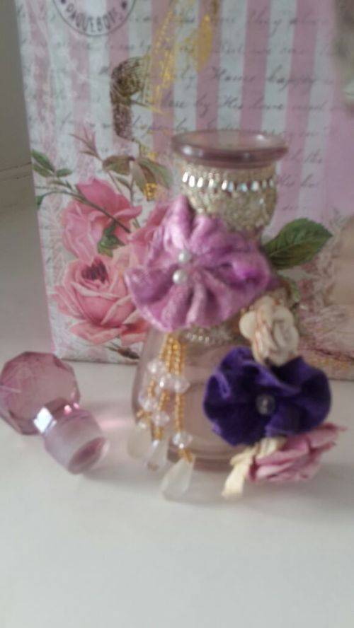 VINTAGE DECORATED PERFUME BOTTLE