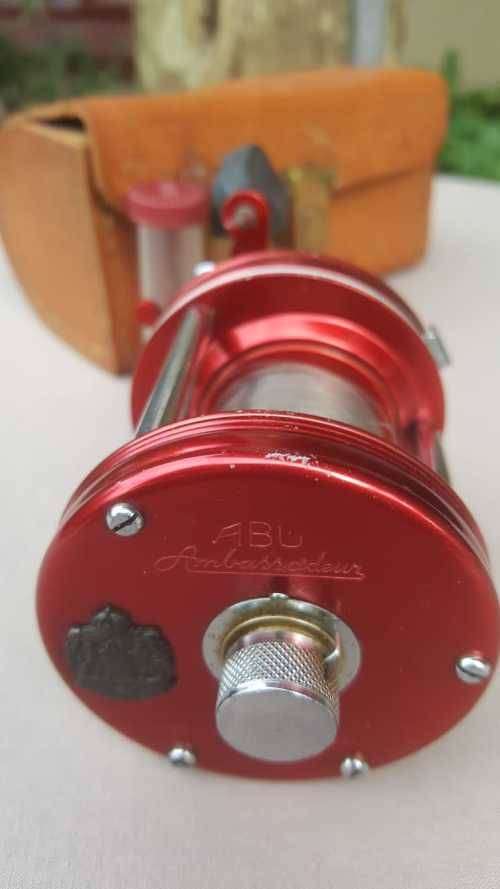 RARE VINTAGE ABU AMBASSADEUR 6000 MULTIPLIER FISHING REEL