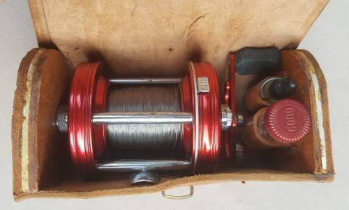 RARE VINTAGE ABU AMBASSADEUR 6000 MULTIPLIER FISHING REEL