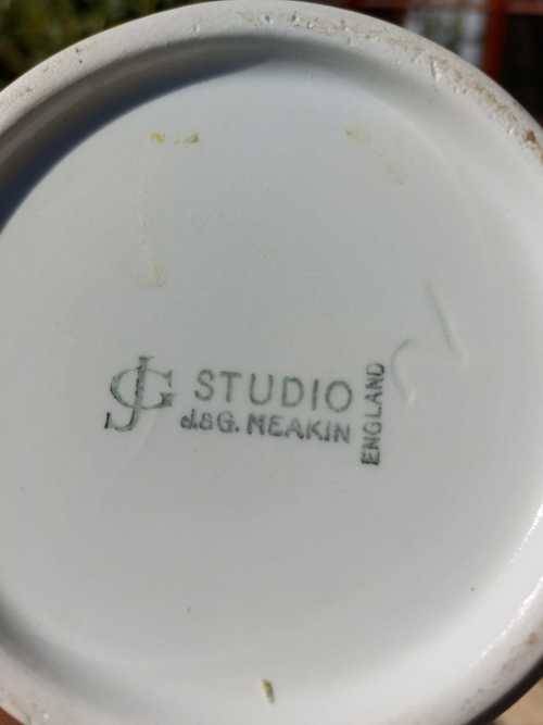 LARGE VINTAGE RETRO JandG MEAKIN ENGLAND COFFEE/TEA SET WITH GALAXY STAR DECORATION