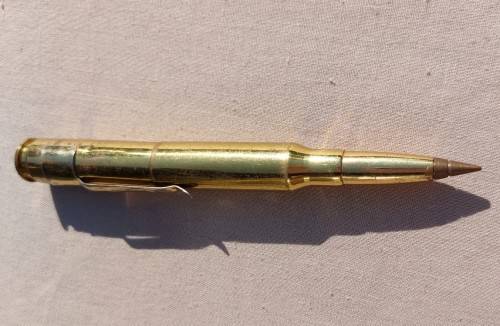VINTAGE SOUTH AFRICAN R1 RIFLE BULLET PEN