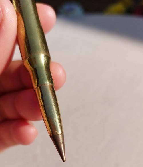 VINTAGE SOUTH AFRICAN R1 RIFLE BULLET PEN