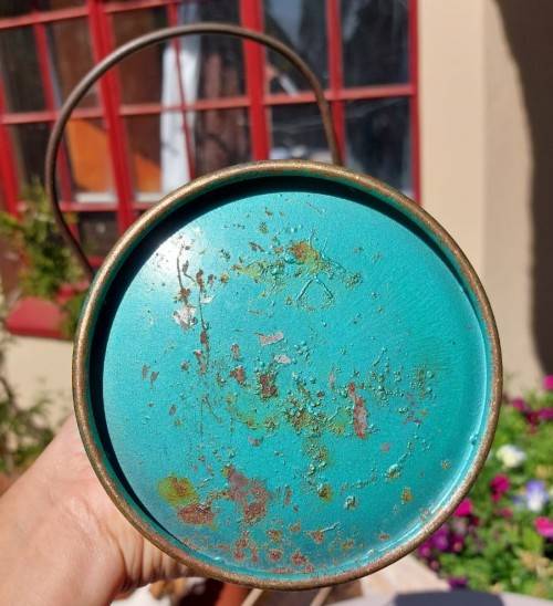 RARE COLEMAN 241G 1967 SINGLE MANTLE PARAFFIN PRESSURE LANTERN SEAFOAM GREEN JUDGED WORKING