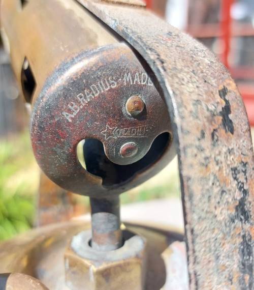 VINTAGE 1950S RADIUS NO 55 BRASS BLOWTORCH MADE IN SWEDEN
