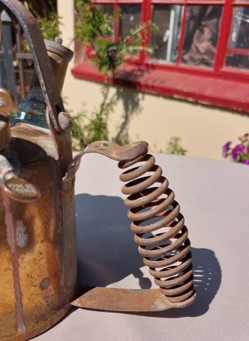 VINTAGE 1950S RADIUS NO 55 BRASS BLOWTORCH MADE IN SWEDEN