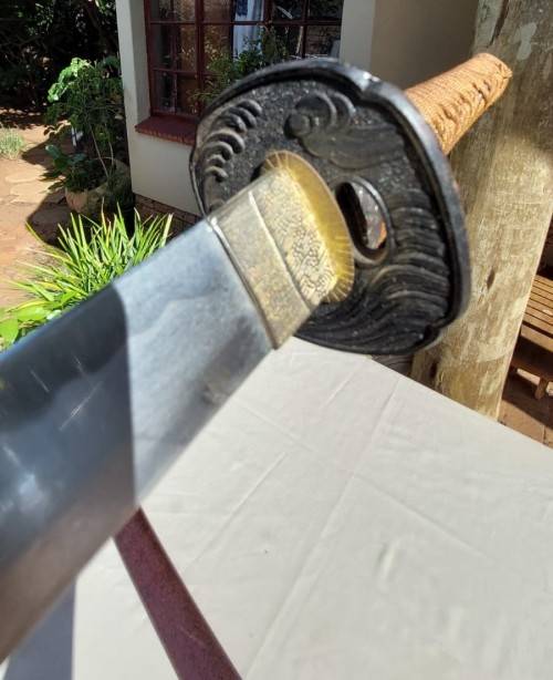 SAMURAI KATANA SWORD WITH WOODEN SCABBARD WELL MADE WITH STAINLESS STEEL IN JAPAN