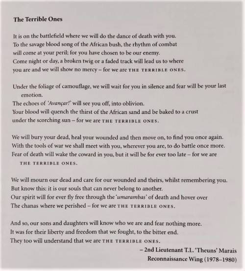 THE TERRIBLE ONES: A COMPLETE HISTORY OF 32 BATALLION  VOLUME 1 AND 2 BY PIET NORTJE