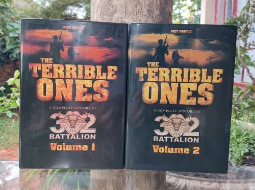 THE TERRIBLE ONES: A COMPLETE HISTORY OF 32 BATALLION  VOLUME 1 AND 2 BY PIET NORTJE