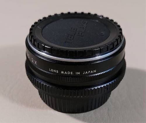 KENKO TELEPLUS 2X CONVERTER, FLASH AND HANDLE FOR NIKON F SERIES AND OTHER OLDER CAMERAS