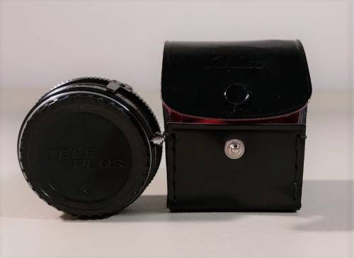 KENKO TELEPLUS 2X CONVERTER, FLASH AND HANDLE FOR NIKON F SERIES AND OTHER OLDER CAMERAS
