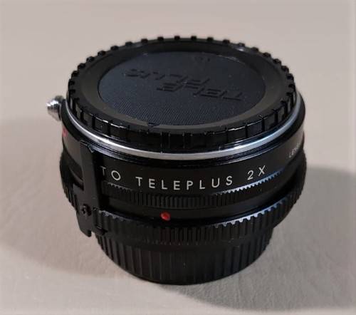 KENKO TELEPLUS 2X CONVERTER, FLASH AND HANDLE FOR NIKON F SERIES AND OTHER OLDER CAMERAS