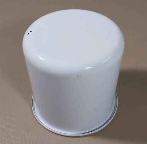 PAIR OF DECORATED ENAMEL SUGAR OR BISCUIT CONTAINERS WITH WOODEN LIDS