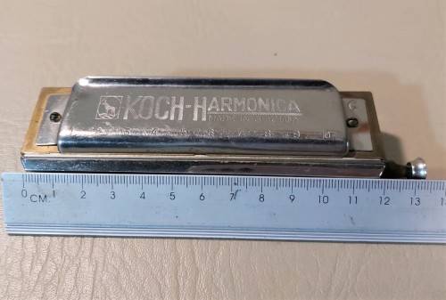 VINTAGE GERMAN HOHNER KOCH CHROMATIC HARMONICA IN GOOD WORKING CONDITION 1ST OF 2 ON AUCTION