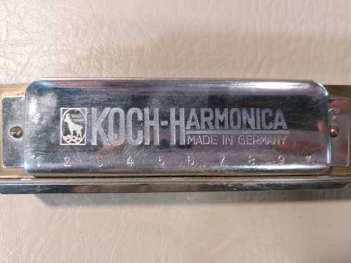 HOHNER KOCH CHROMATIC HARMONICA VINTAGE GERMAN IN GOOD WORKING CONDITION THE 2ND OF 2 ON AUCTION