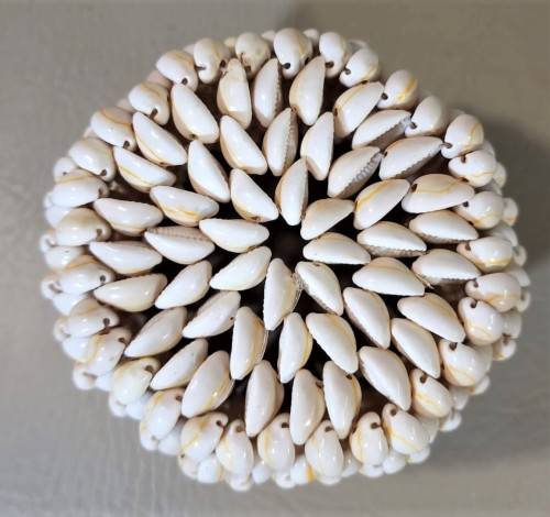 BOHO COWRIE SHELL BASKET BOWL