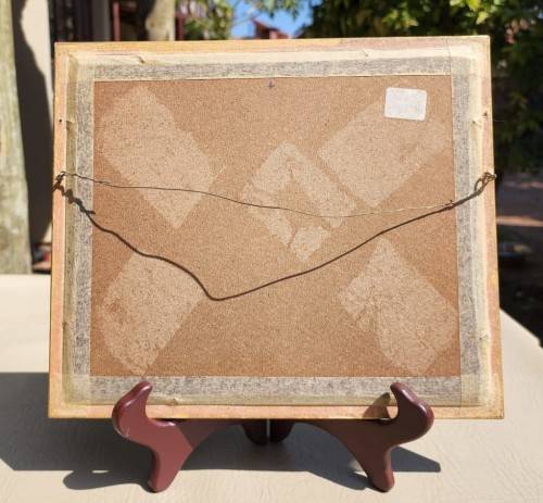 CUMBERLAND TERRACE ANTIQUE 1820S SHEPHERD DESIGN AND TINGLE ENGRAVING WITH SOME HAND COLOURING