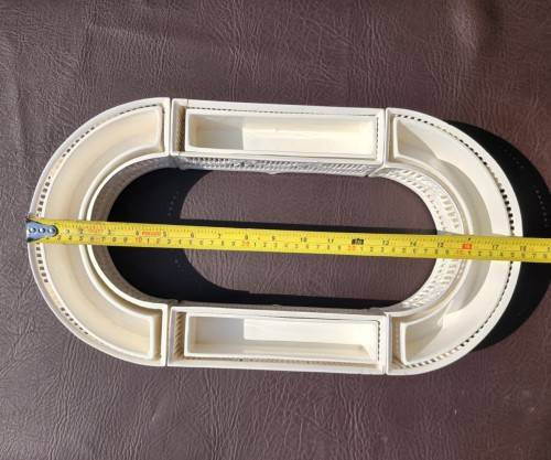 GERMAN PORCELAIN BY MAX ROESLER ANTIQUE 1890S SURTOUT DE TABLE (CENTREPIECE)