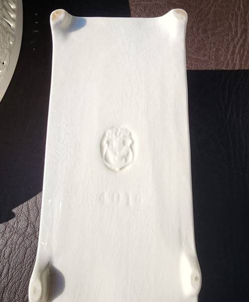 GERMAN PORCELAIN BY MAX ROESLER ANTIQUE 1890S SURTOUT DE TABLE (CENTREPIECE)