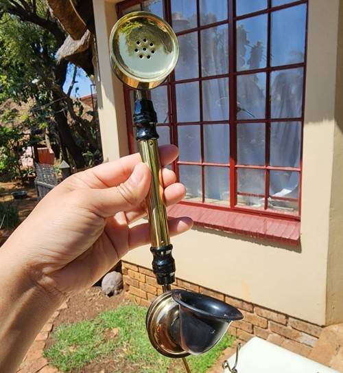 CRANK HANDLE TELEPHONE DECANTER MUSIC BOX WORKING