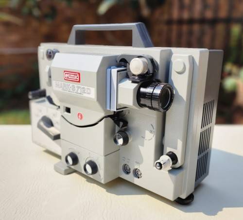 VINTAGE 1960S EUMIG MARK S712D 8MM FILM PROJECTOR MADE IN AUSTRIA WORKING