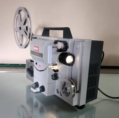 VINTAGE 1960S EUMIG MARK S712D 8MM FILM PROJECTOR MADE IN AUSTRIA WORKING