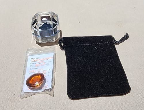 AWESOME LARGE 36,2CT ORANGE CITRINE GEMSTONE WITH BEAUTIFUL OVAL CUT - NATURAL