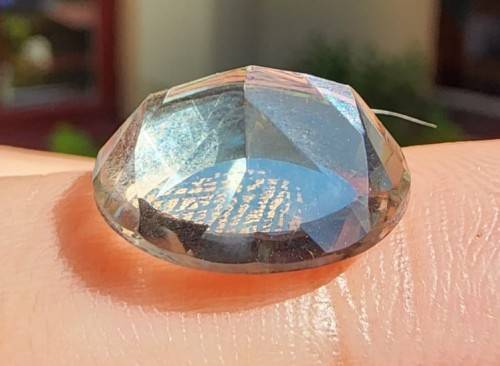 FLAWLESS 7,0CT SOFT GREEN AMETHYST GEMSTONE WITH BEAUTIFUL OVAL CUT