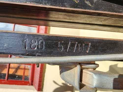 EYECATCHING FISCHER AUSTRIAN 1970S WOODEN SKIS 1,8M LONG WITH TYROLIA SKIMEISTER BINDINGS