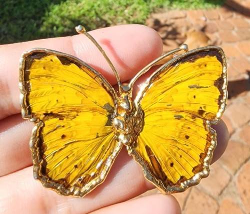 BATCH OF 3 VINTAGE RHINESTONE BUTTERFLY BROOCHES