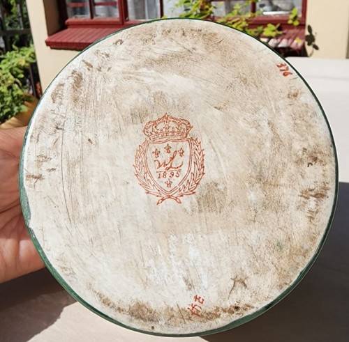 VINTAGE WONG LEE (WL) 1895 CHINESE PORCELAIN LIDDED BOWL