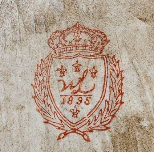 VINTAGE WONG LEE (WL) 1895 CHINESE PORCELAIN LIDDED BOWL