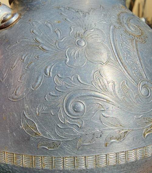 VINTAGE 1950S SWAN BRAND ENGLAND THE CARLTON (CHROME PLATED ALUMINIUM) 6 CUPS TEAPOT