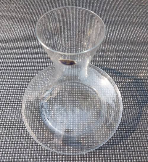 ELEGANT BOHEMIA (CZECH) FULL BODY (18CM WIDE) CHRYSTAL DECANTER