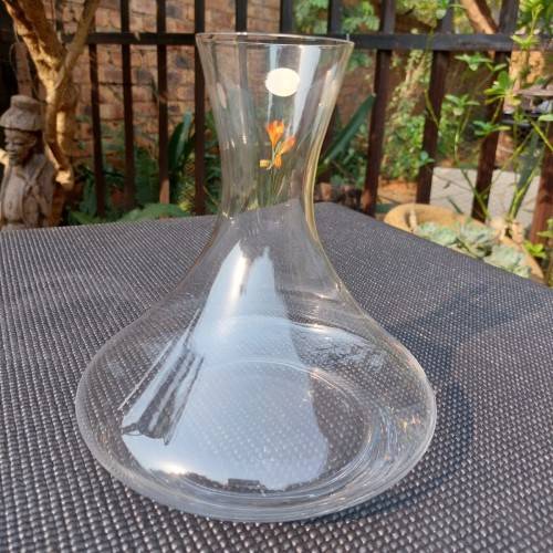 ELEGANT BOHEMIA (CZECH) FULL BODY (18CM WIDE) CHRYSTAL DECANTER