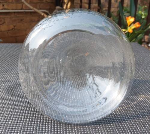 ELEGANT BOHEMIA (CZECH) FULL BODY (18CM WIDE) CHRYSTAL DECANTER