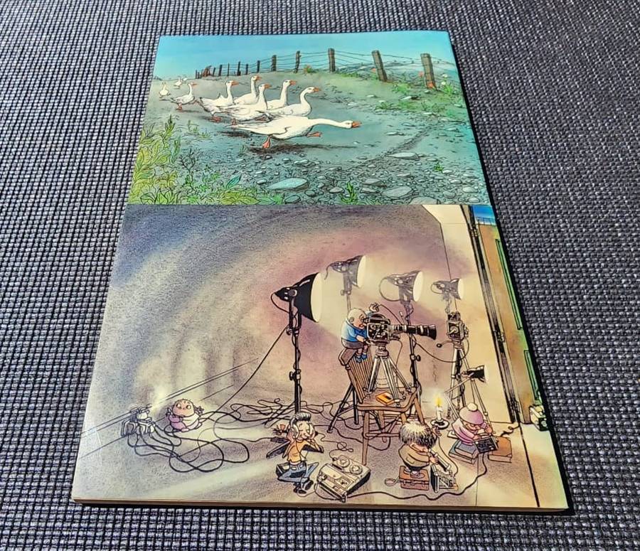 A COLLECTION OF 2 VINTAGE 1970S GILES DAILY EXPRESS CARTOONS  ISSUES 25 AND 26