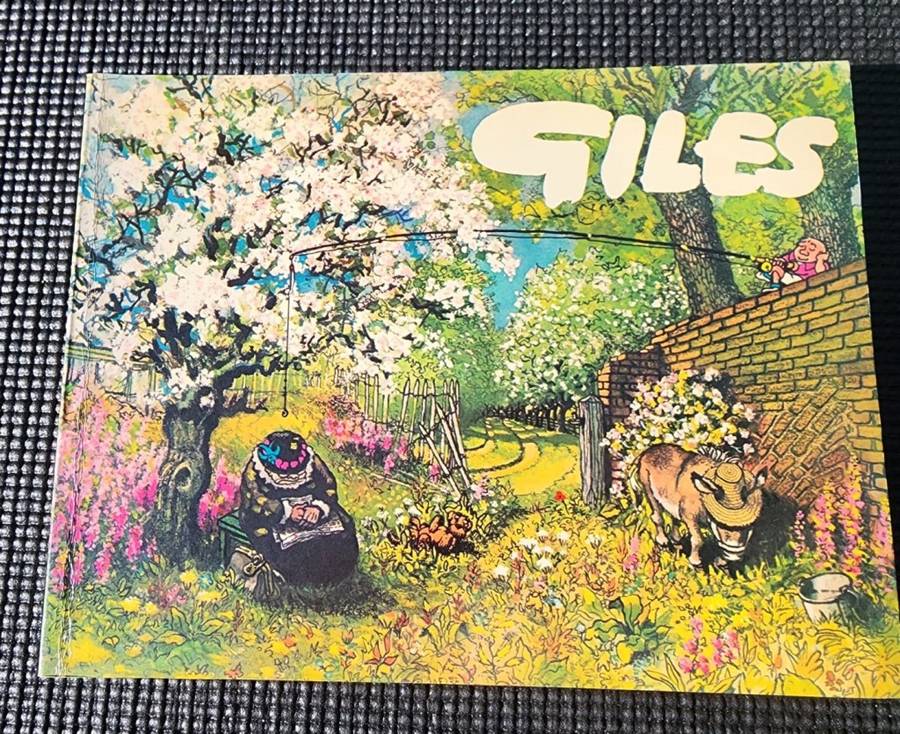 A COLLECTION OF 3 VINTAGE 1970S GILES DAILY EXPRESS CARTOONS  ISSUES 29, 30 AND 31