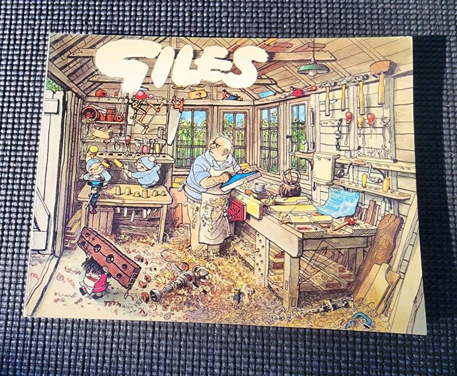 A COLLECTION OF 3 VINTAGE 1970S GILES DAILY EXPRESS CARTOONS  ISSUES 29, 30 AND 31