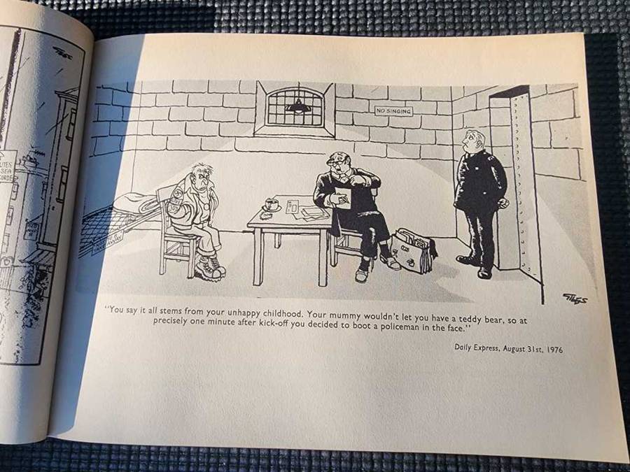 A COLLECTION OF 3 VINTAGE 1970S GILES DAILY EXPRESS CARTOONS  ISSUES 29, 30 AND 31