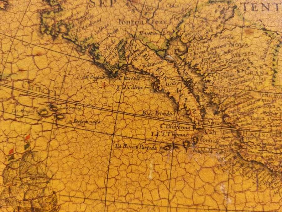 RARE ANTIQUE MAP AMERICAE NOVA TABULA WITH ELDORADO WILLEM BLAEU (1571-1638) HAND COLOURED ENGRAVING