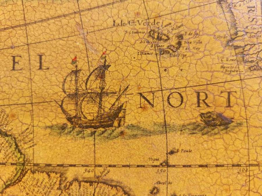 RARE ANTIQUE MAP AMERICAE NOVA TABULA WITH ELDORADO WILLEM BLAEU (1571-1638) HAND COLOURED ENGRAVING