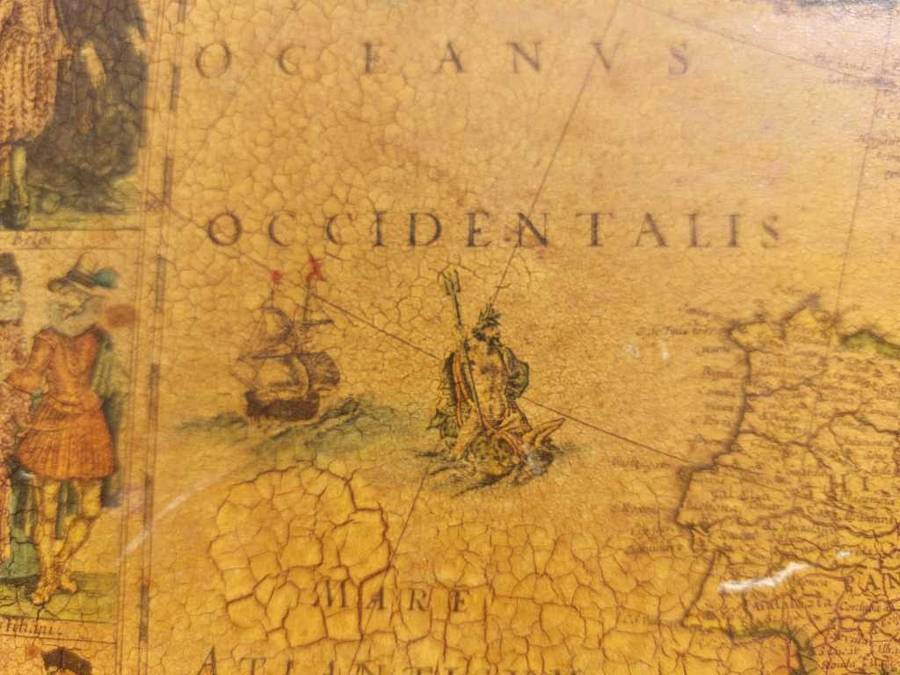 EUROPA ANTIQUE MAP RECENS DESRIPTA BY WILLEM BLAEU (1571-1638) HAND COLOURED LINE ENGRAVING