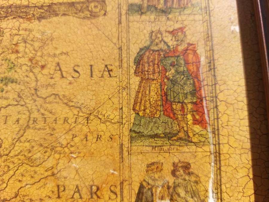EUROPA ANTIQUE MAP RECENS DESRIPTA BY WILLEM BLAEU (1571-1638) HAND COLOURED LINE ENGRAVING